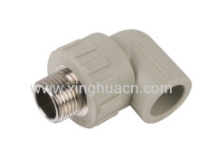 ppr pipe fitting male elbow 90 degree