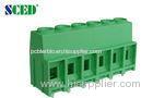 Pitch 10.16mm Power Terminal Blocks , 300V 57A 2P - 16P PCB Screw Terminal Block