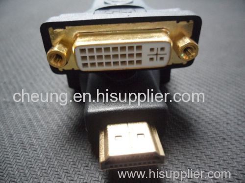 DVI D Female to HDMI Male F/M adapter 24+5 LCD HDTV DVD