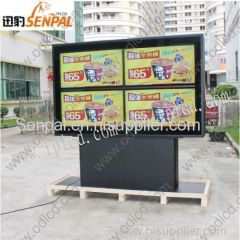 outdoor waterproof enclosure lcd video wall for restaurant