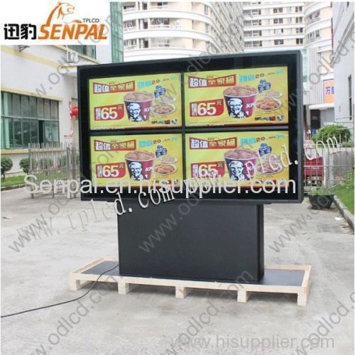 NEW DESIGN! Waterproof 2X2 LCD restaurant menu board