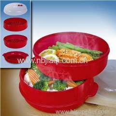 Microwave food steamer/microwave steamer