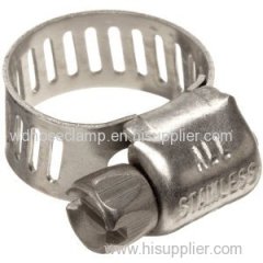 Stainless Steel Miniature Worm Gear Hose Clamps for Small Tubing