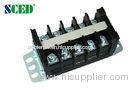 14.00mm Panel Mount Electrical Terminal Block , 600v 40a Pcb Barrier Terminal Blocks