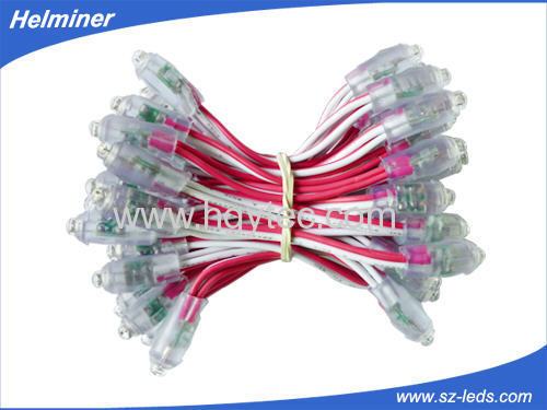 Red color led pixel light, Cut-size 9mm, Waterproof , 50pcs/group ,hight brightness