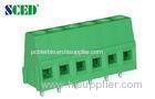 Pitch 5.0mm 300V 10A PCB Mount Terminal blocks , 2P-24P PCB screw terminal block