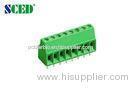 Pitch 2.54mm Electrical Terminal blocks , 125V 6A 2P-22P PCB Screw Terminal Blocks