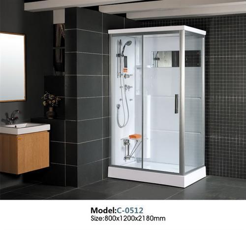 high quality frameless shower enclosure
