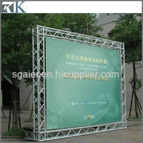 Banner truss advertising truss