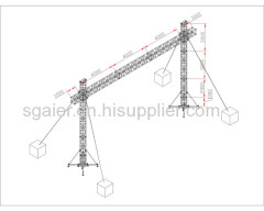 Gantry truss door truss goalpost aluminum truss