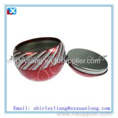 Food Grade ball gift tin box in China