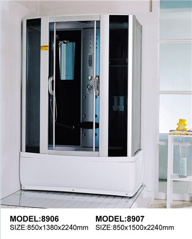 luxury rectangle shower cabin
