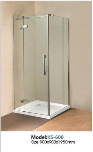 50mm thin tray Frame Shower Enclosure with metal bracket