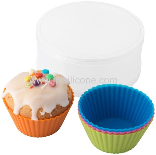 Fashionable silicone cupcake baking mould