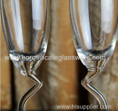Borosilicate Champagne Glass With 165ml Capacity
