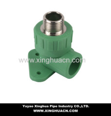 pipe fittings brass male elbow with wallplate