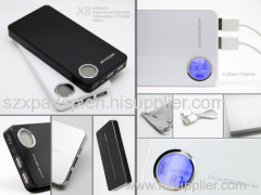 Mobile Power Bank 10000mah For Iphone/Ipad/Ipod/Blackberry