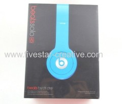 Blue Beats Dr.Dre Solo HD High Definition ControlTalk On Ear Headphones for iPhone iPod