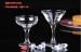 Borosilicate Glass Mouth Blown Martini Glasses
