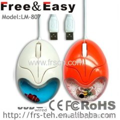 egg shape liquid optical mouse