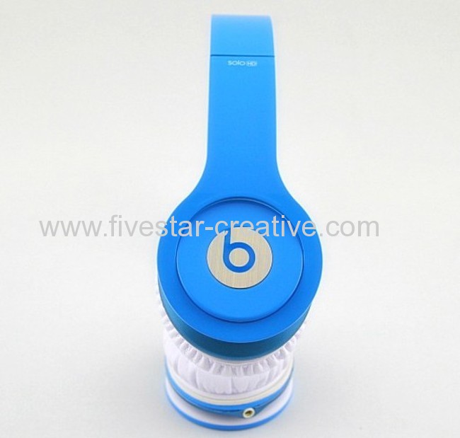 Blue Beats Dr.Dre Solo HD High Definition ControlTalk On Ear Headphones for iPhone iPod