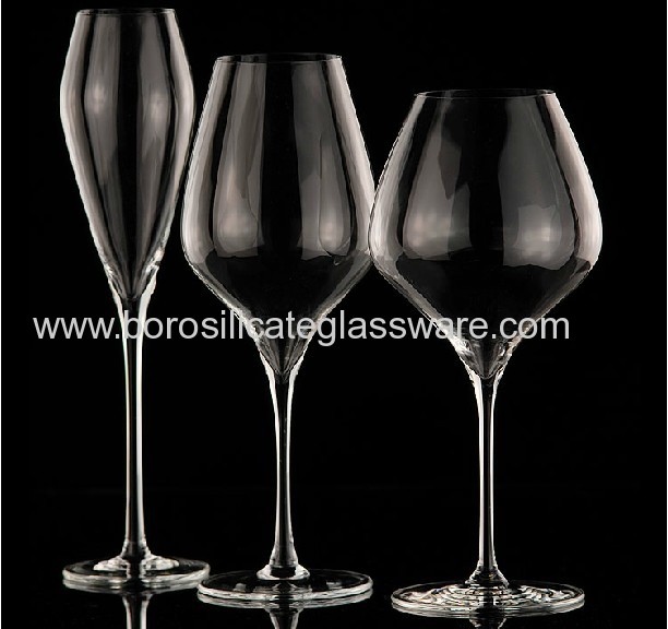 580ML C&C Borosilicate Glass Red Wine Glass Hand Made 