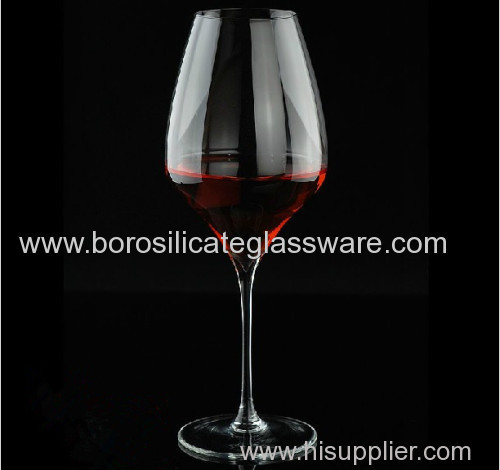 580ML C&C Borosilicate Glass Red Wine Glass Hand Made