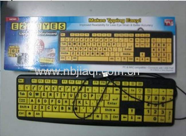 Ez eyes large print keyboard / Ez eyes keyboard