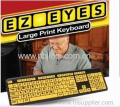 Ez eyes large print keyboard / Ez eyes keyboard