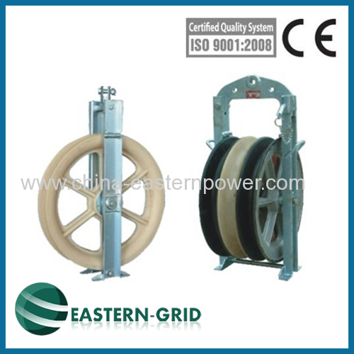overhead transmission line wire rope pulleys