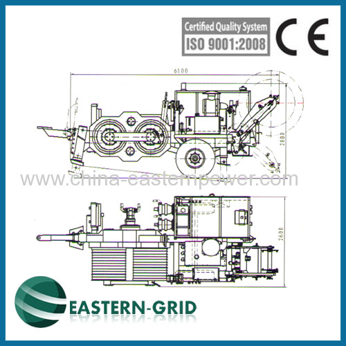 400KN Hydraulic Puller for conductor or cable installation