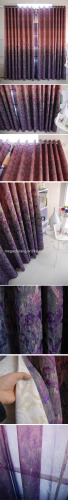 Blackout curtain living room bedroom curtain lavender curtain