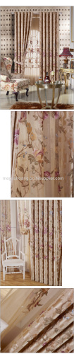 Pastoral style curtain bedroom curtains Chinese living room curtain