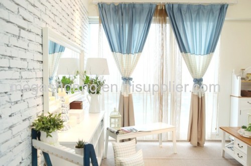 Korean countryside curtains living room bedroom children room curtain