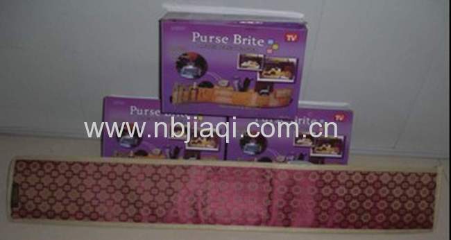 Purse brite /purse organizer/purse lighted brite organizer