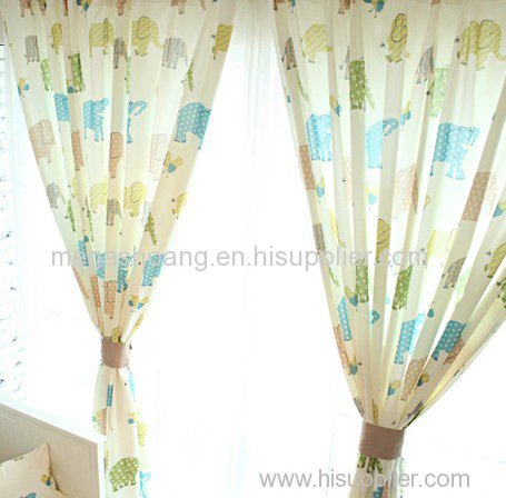 Korean living room bedroom children's room curtain