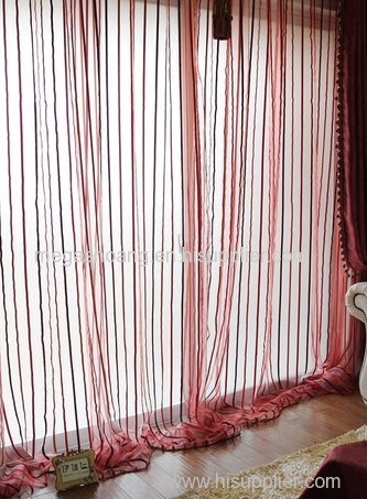 Striped curtains screens living room bedroom balcony window screen