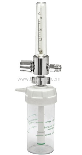 CE Approved Wall Type Medical Oxygen Flowmeter with Humidifier 
