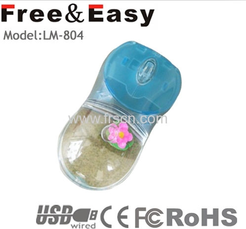 foot shape liquid filled mouse