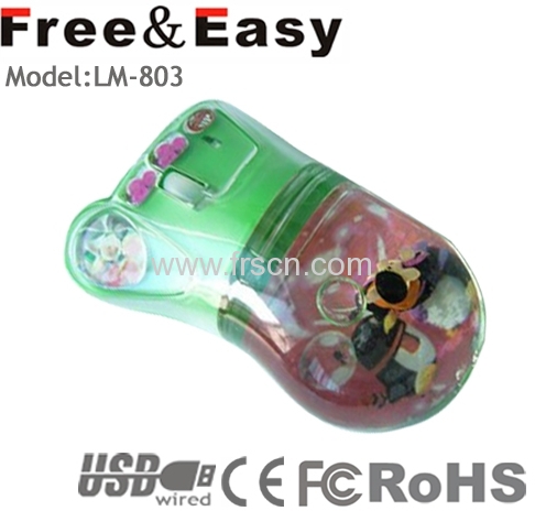 foot shape liquid filled mouse