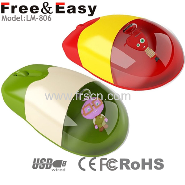 foot shape liquid filled mouse