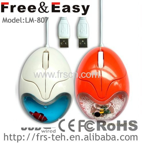 3d wired optical liquid mouse