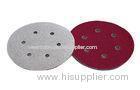 320 Grit 150mm Hook And Loop Sanding Disc / Aluminum Oxide Discs