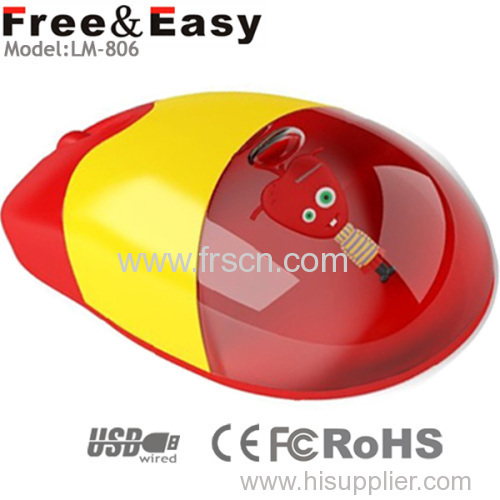 3d wired optical liquid mouse