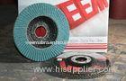 Grit P27 Angle Grinder Flap Discs , Zirconia Alumina Sanding Disc