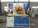 Electrical Hydraulic Ironworker Machine For Steel Processing , 60ton