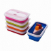 Popular silicone foldable lunch box