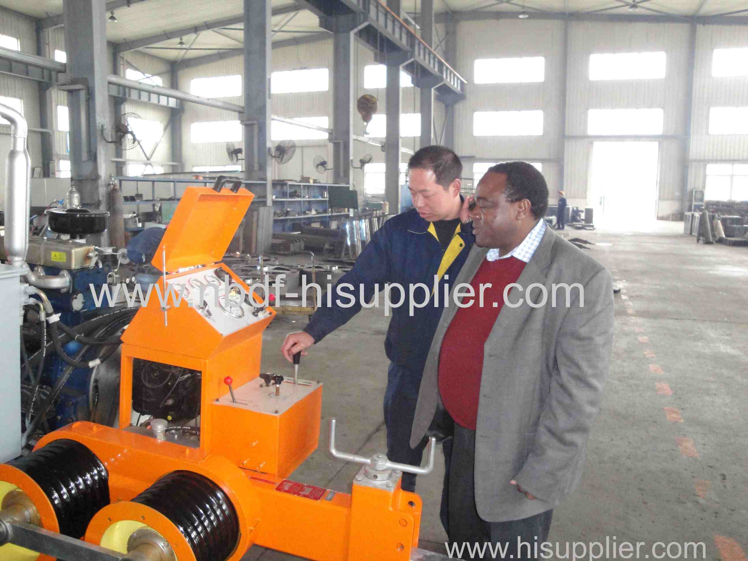 Customer from South africa visited our factory and dispatch the equipment