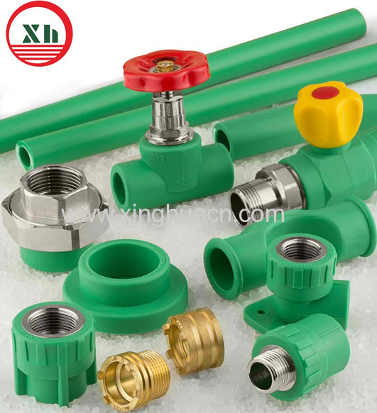 PPR pipe union fittings for water supply