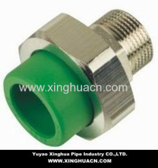PPR pipe union fittings for water supply